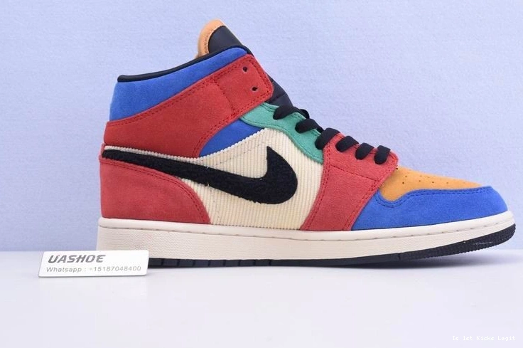 SE Blue Jordan Mid  CU2805-100 Fearless Great the 1 0509